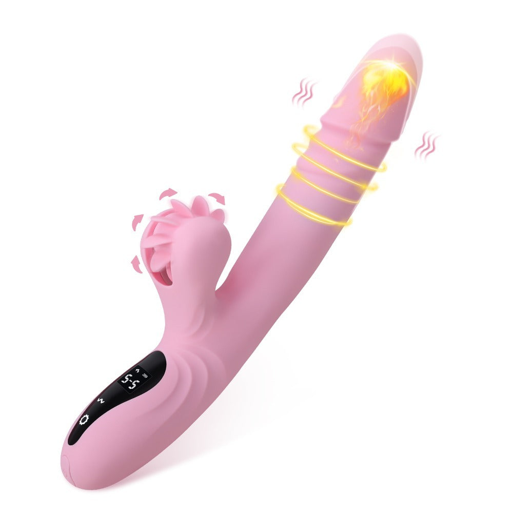 Bendable female vibrator